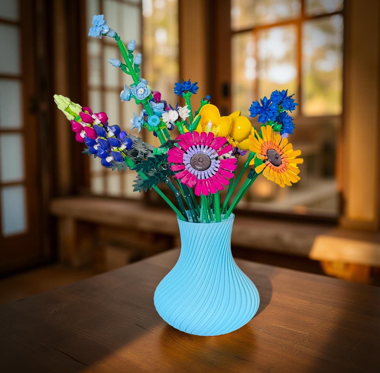Display Vase For Lego Bouquet, Artificial Flowers or Roses 10313 Botanicals