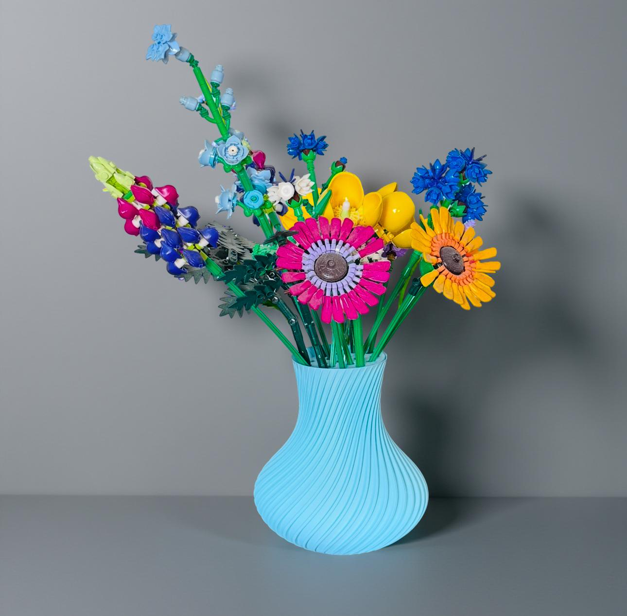 Display Vase For Lego Bouquet, Artificial Flowers or Roses 10313 Botanicals