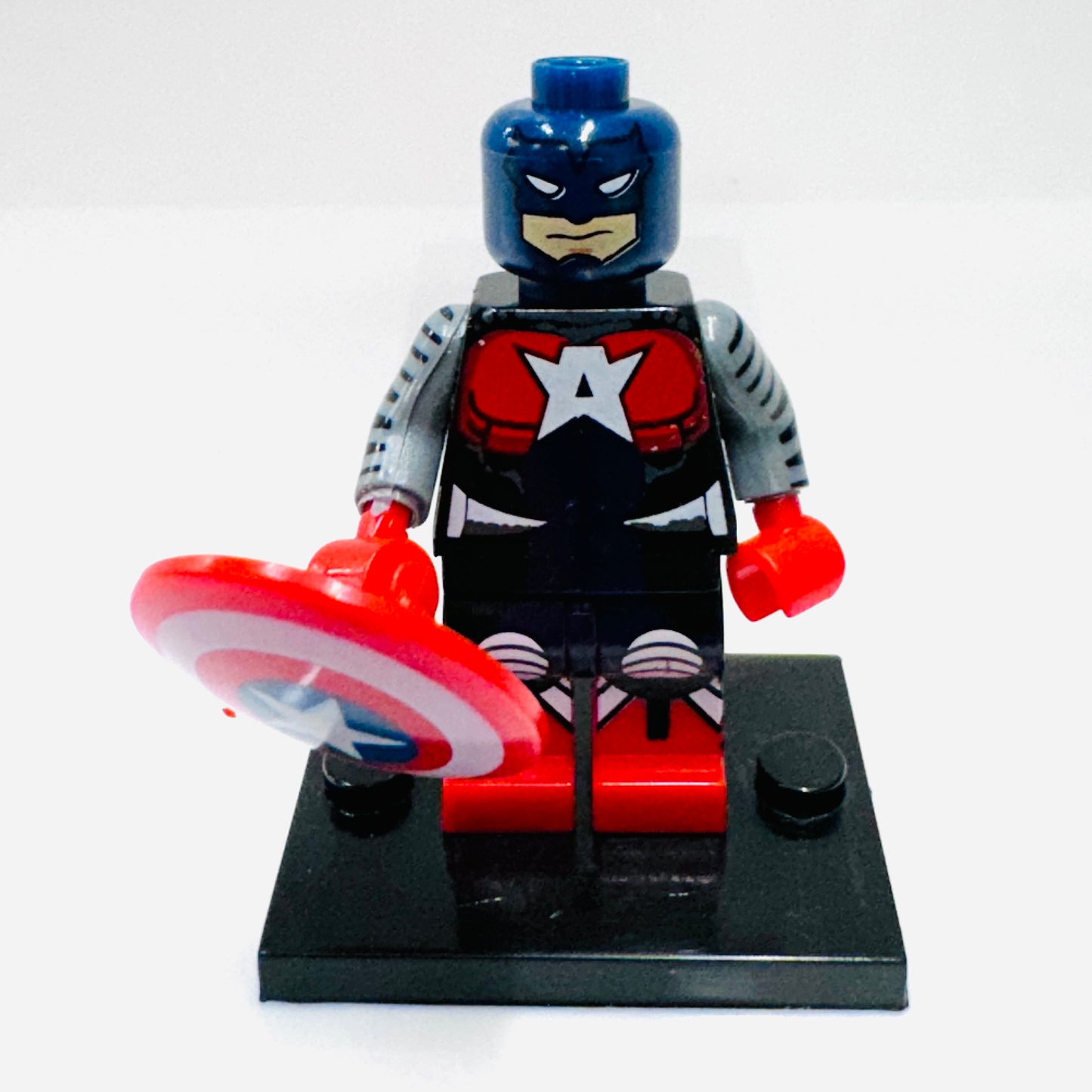 Custom Super Hero Captain America Minifigure