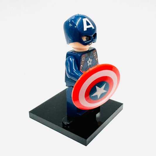 Custom Super Hero Captain America Minifigure