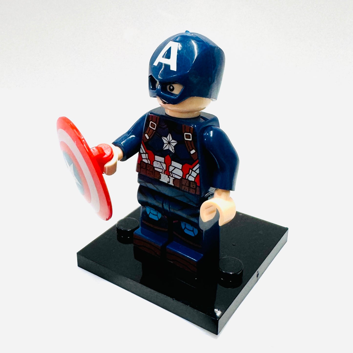 Custom Super Hero Captain America Minifigure