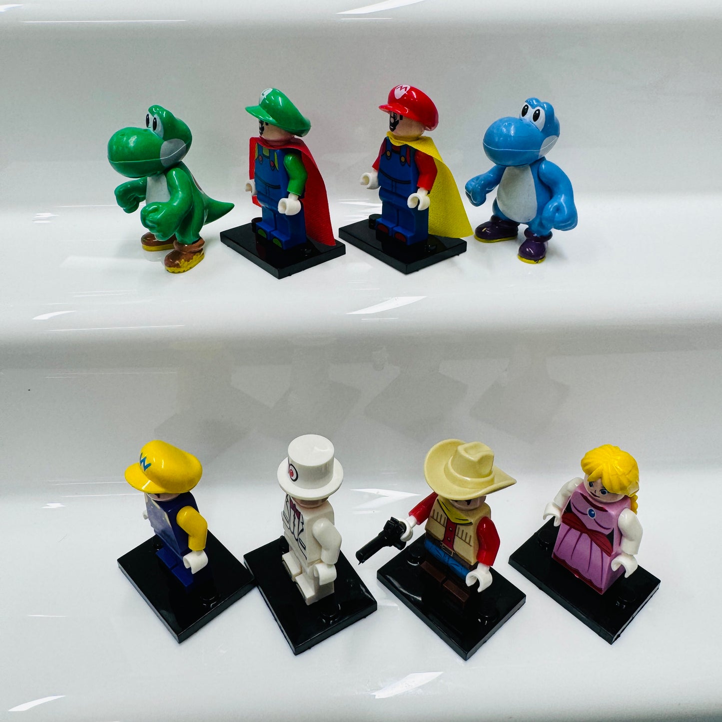 Custom Super Mario Set Of 8 Minifigures