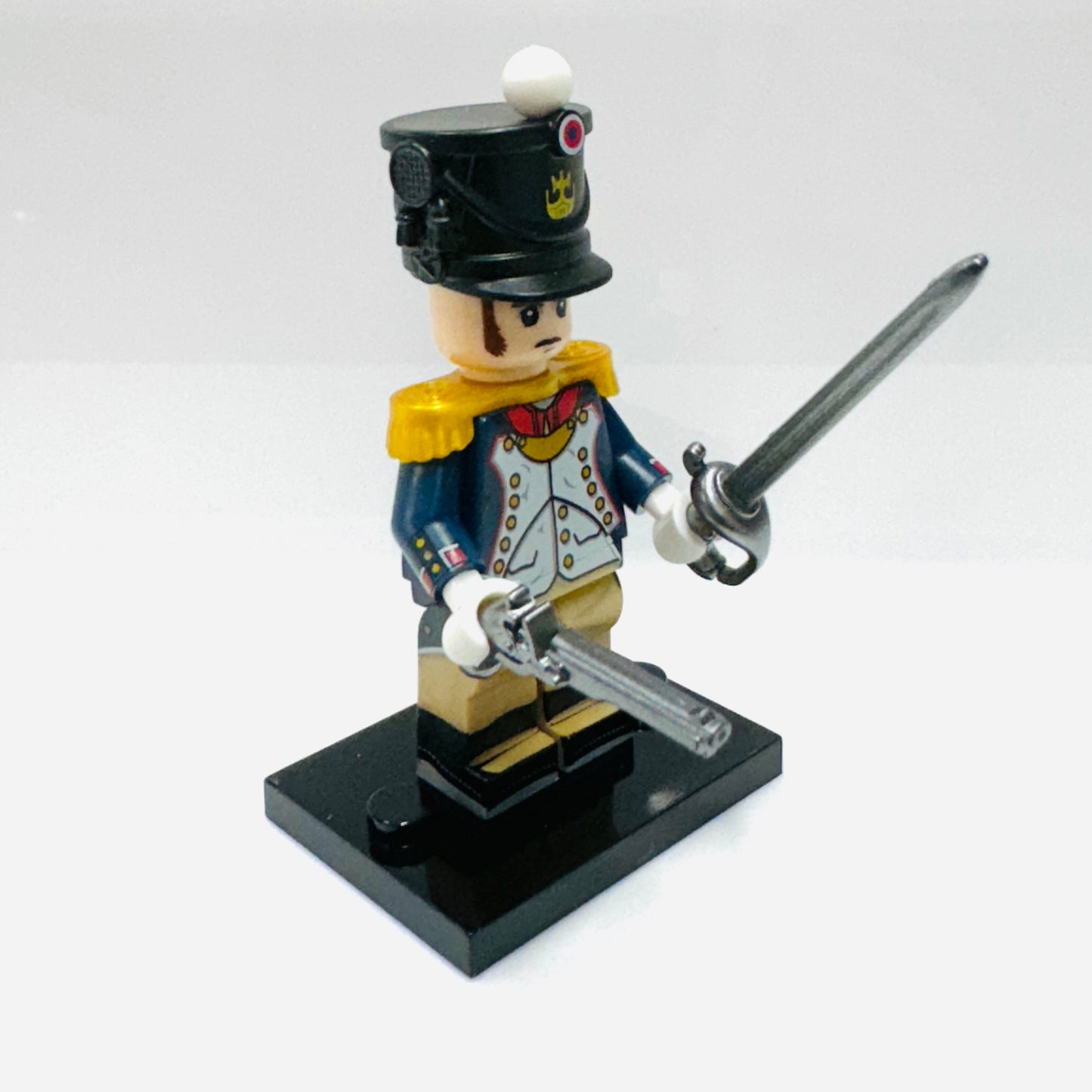 Custom Military Napoleonic French Officer Minifigure