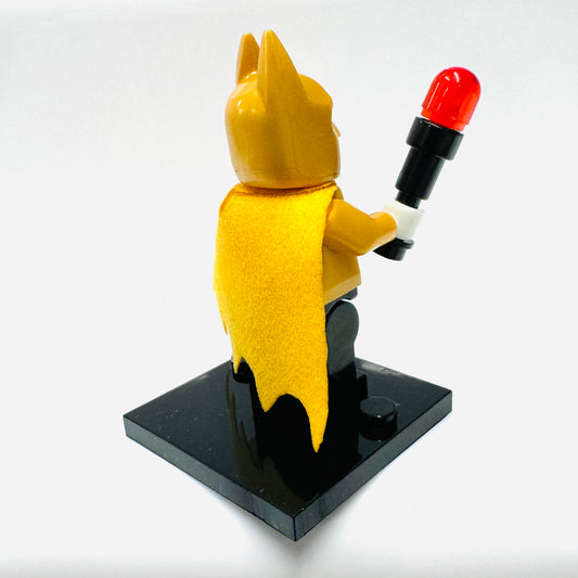 Custom Super Hero Gold Bat Man Minifigure