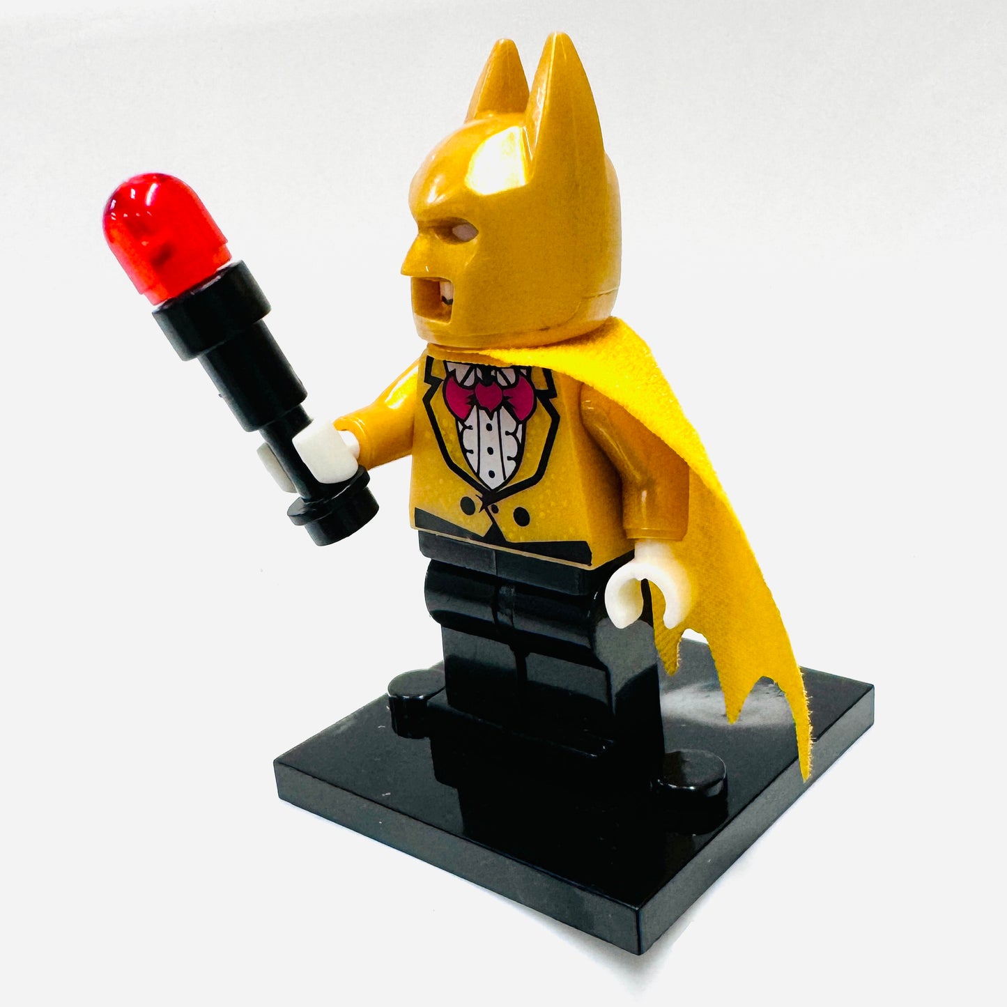 Custom Super Hero Gold Bat Man Minifigure