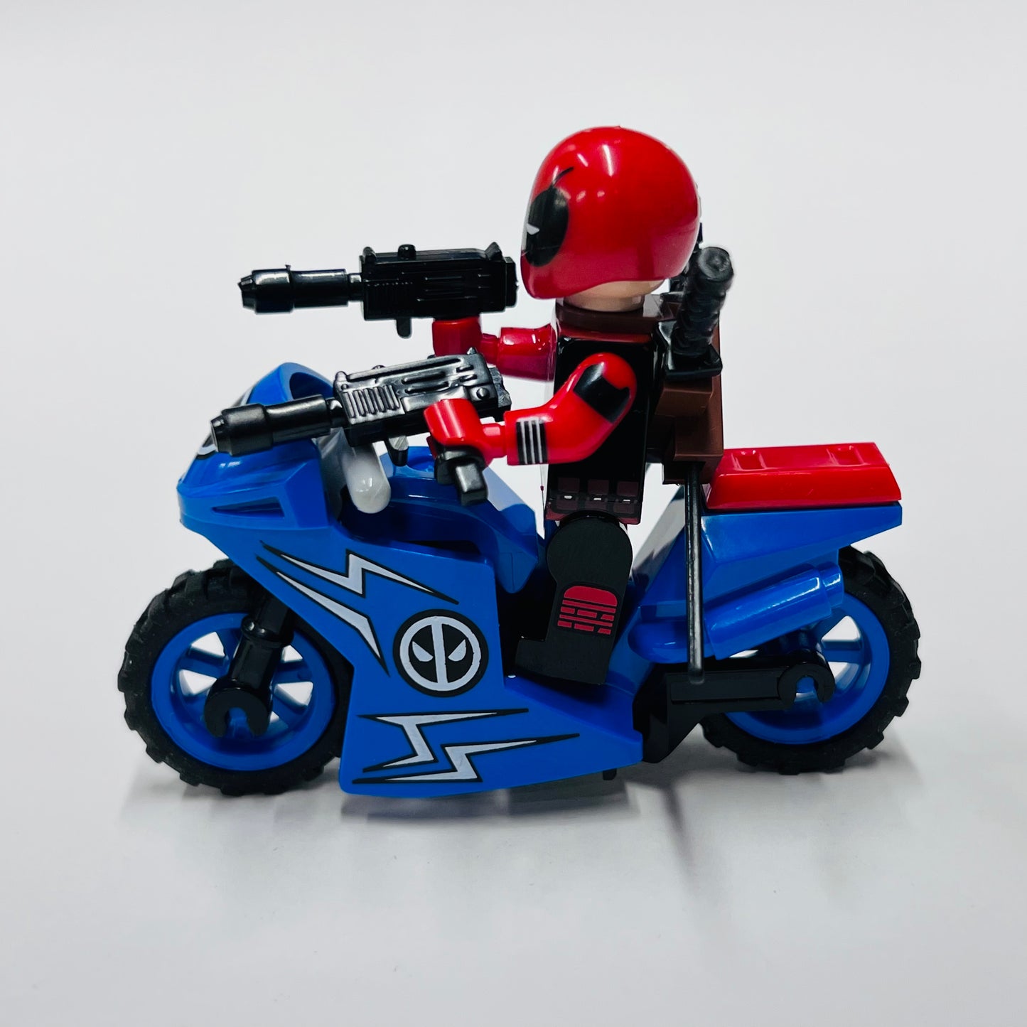 Custom Spider-pool With A Bike Minifigure