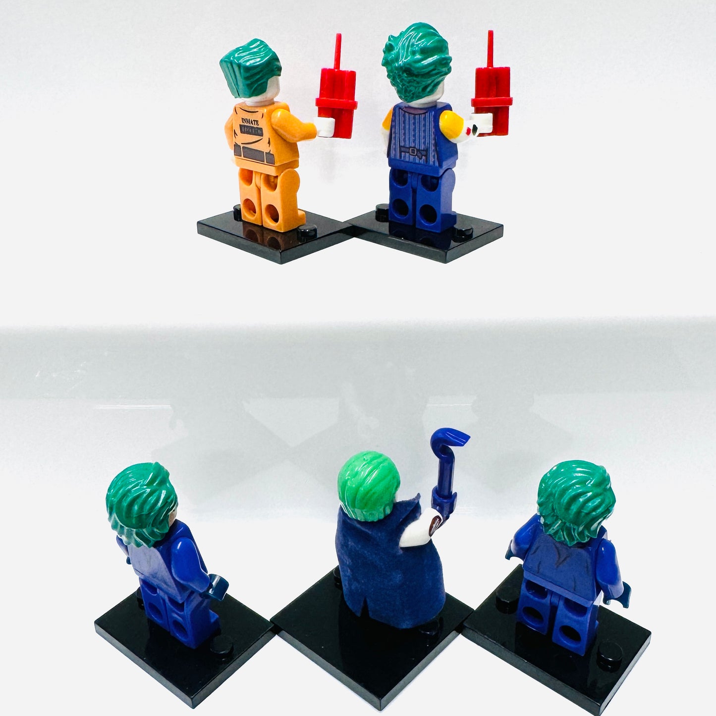 Custom Super Hero Joker Set Of 5 Minifigures