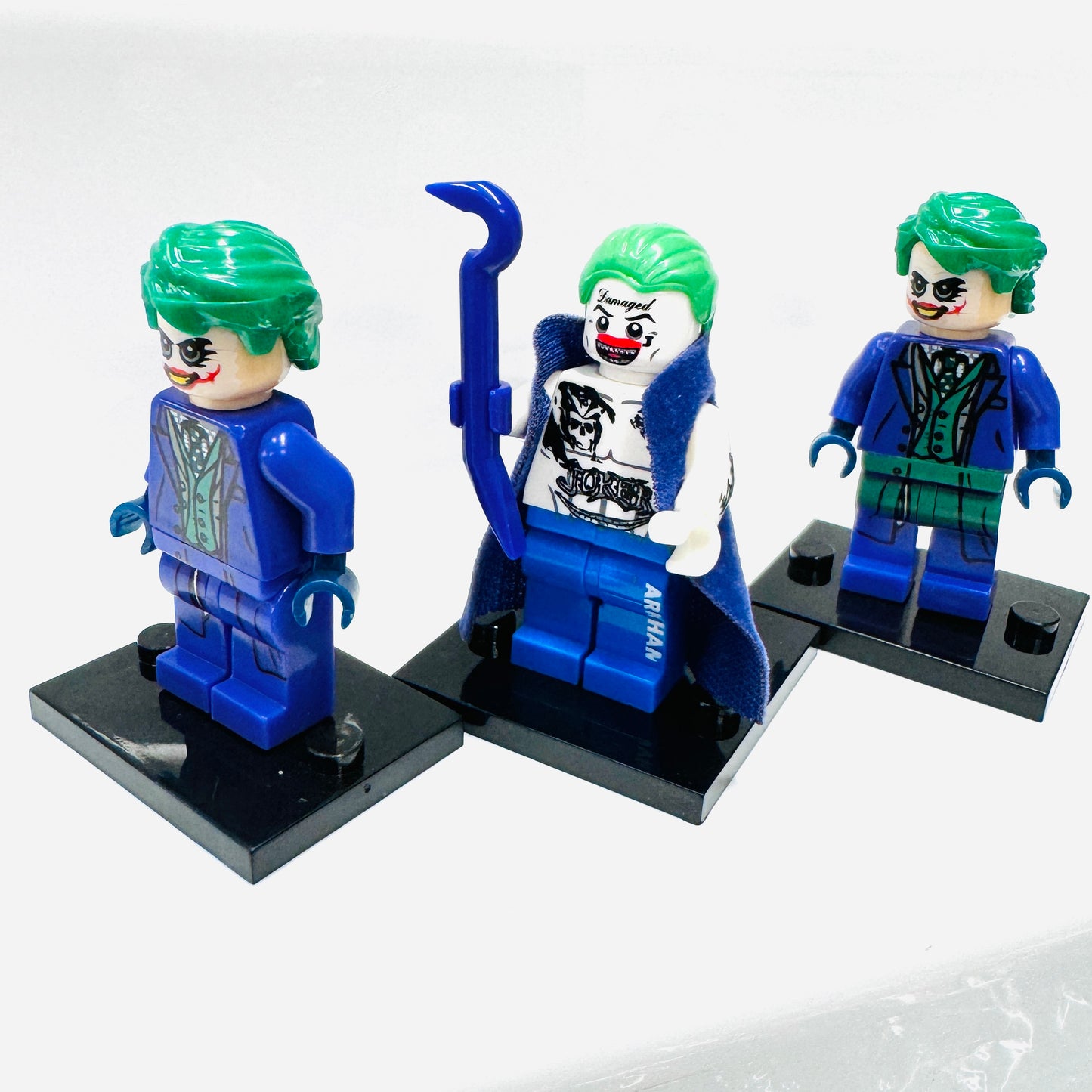 Custom Super Hero Joker Set Of 5 Minifigures