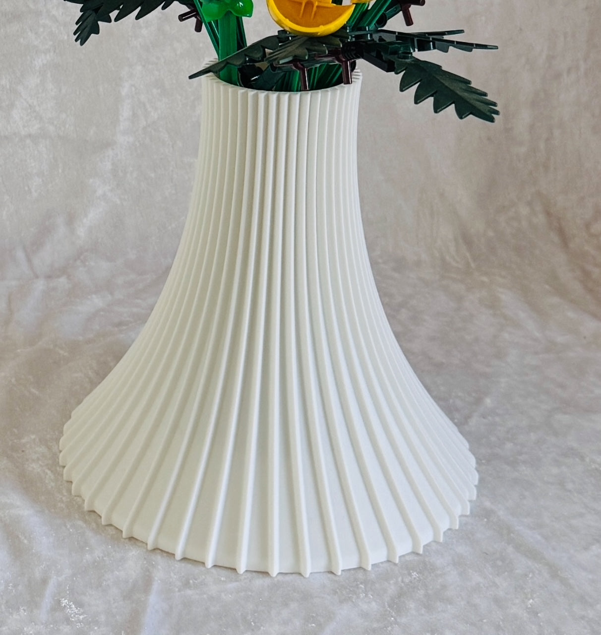 Textured Fluted Vase