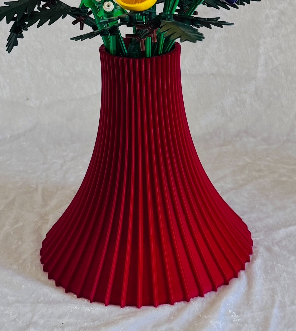 Textured Fluted Vase
