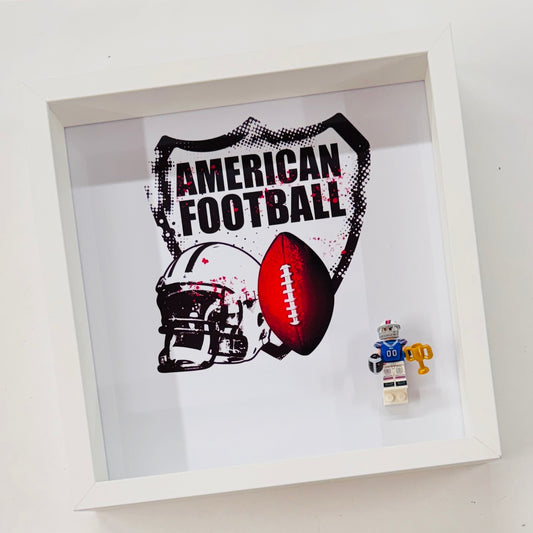 American Footballer BILLS  figures in a Frame