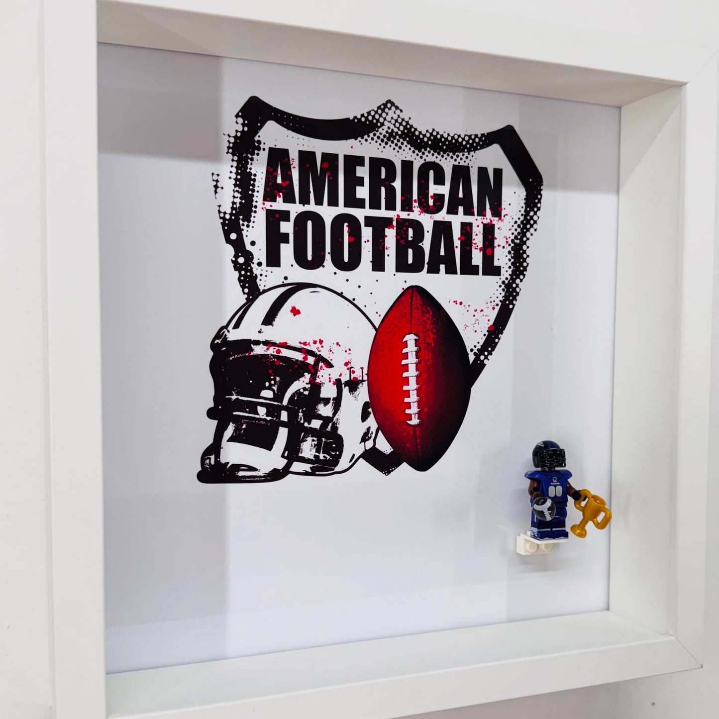 American Footballer RAVENS Figure in a Frame