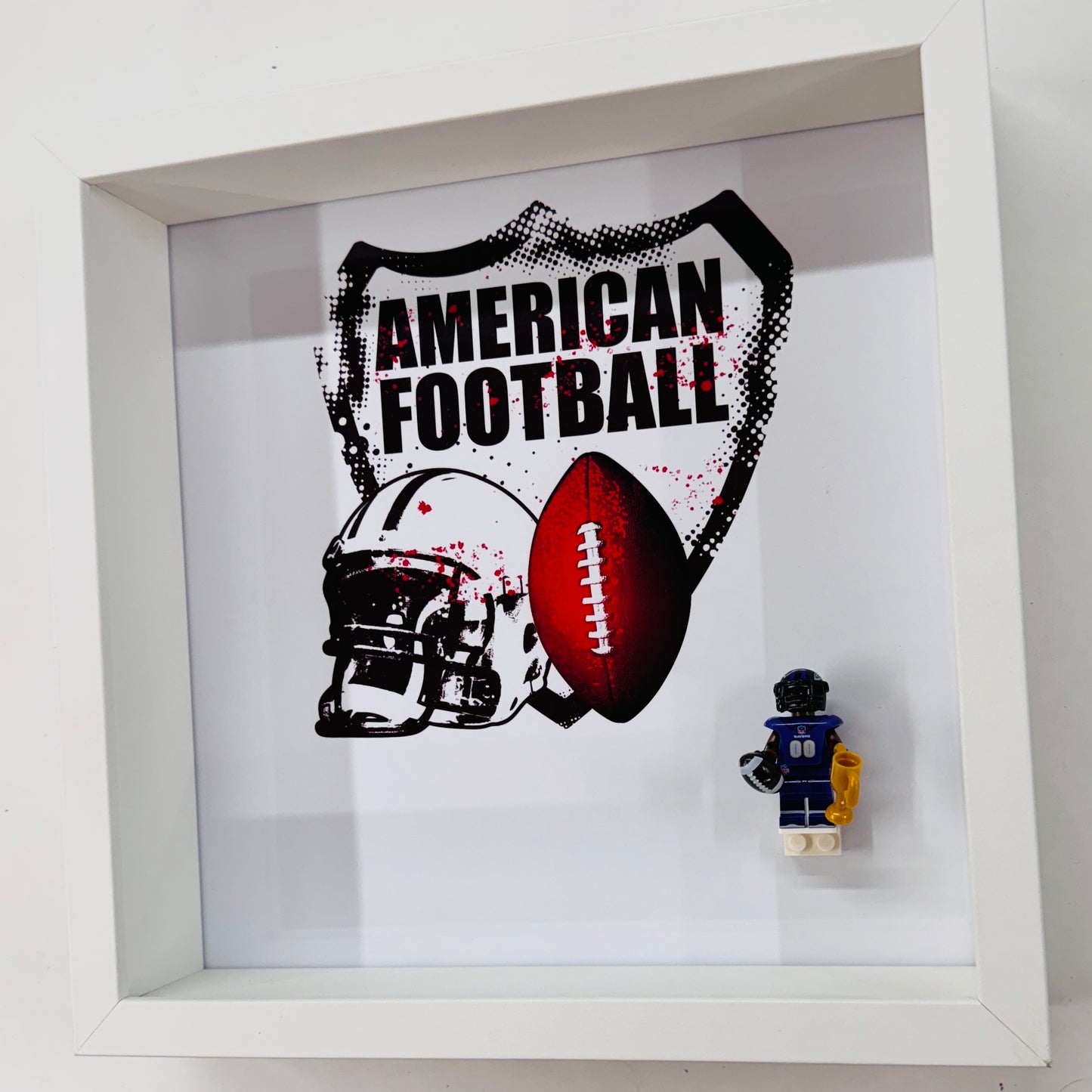 American Footballer RAVENS Figure in a Frame