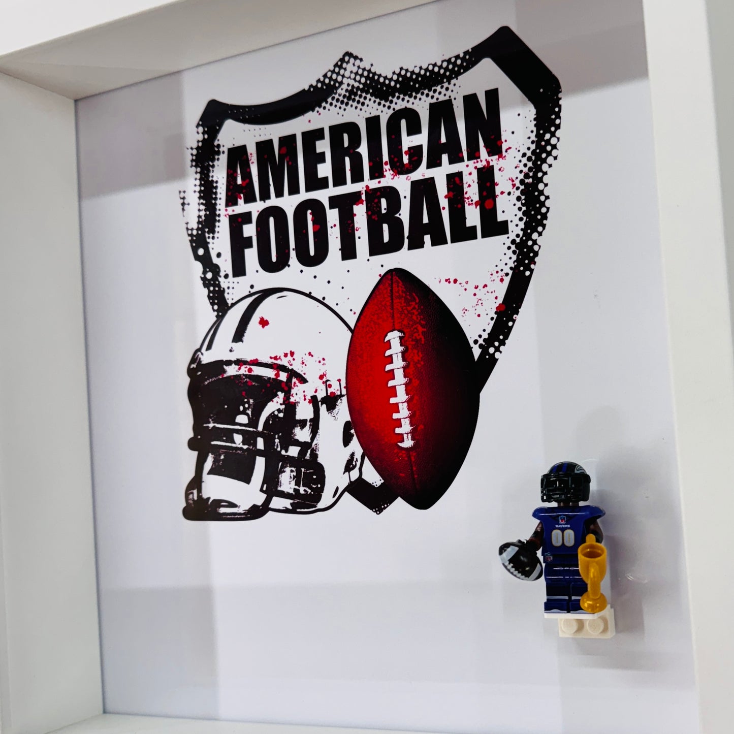 American Footballer RAVENS Figure in a Frame