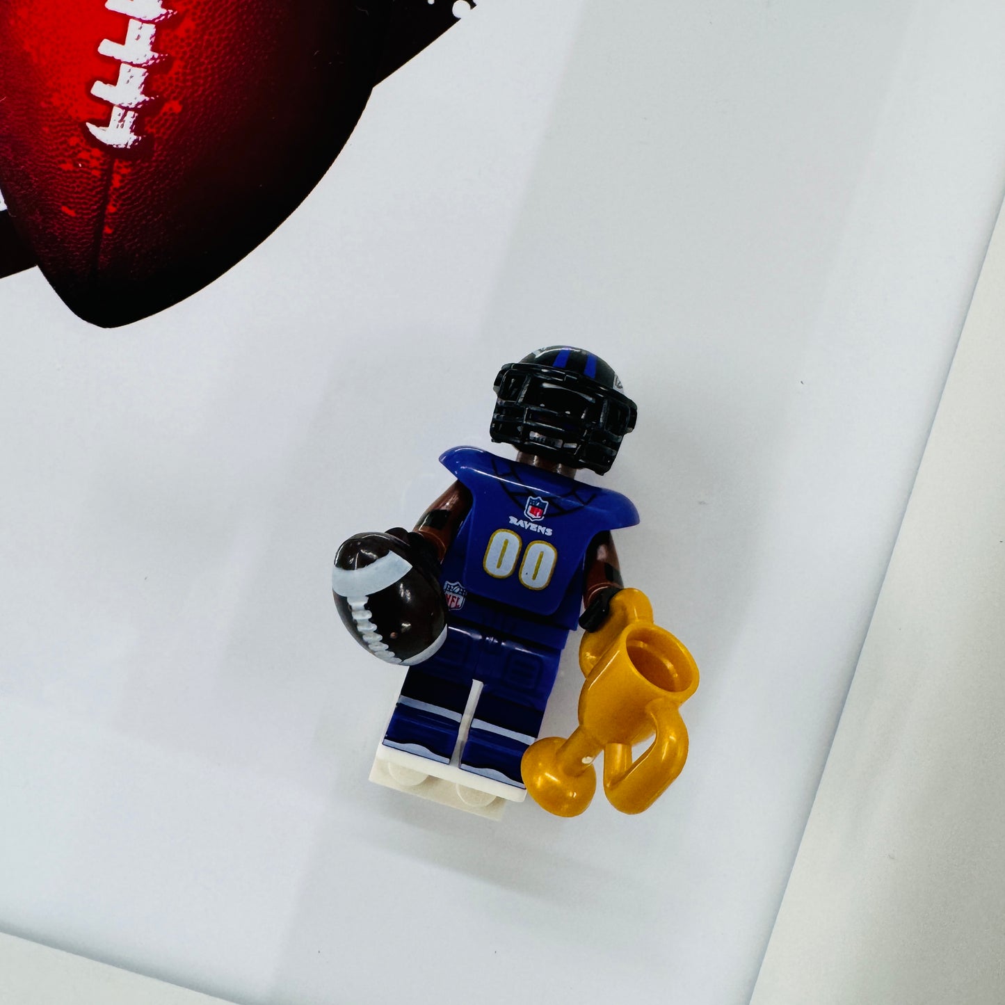 American Footballer RAVENS Figure in a Frame