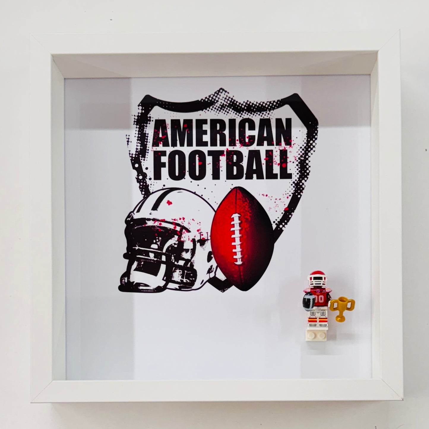 American Footballer CHIEFS Figure in a Frame