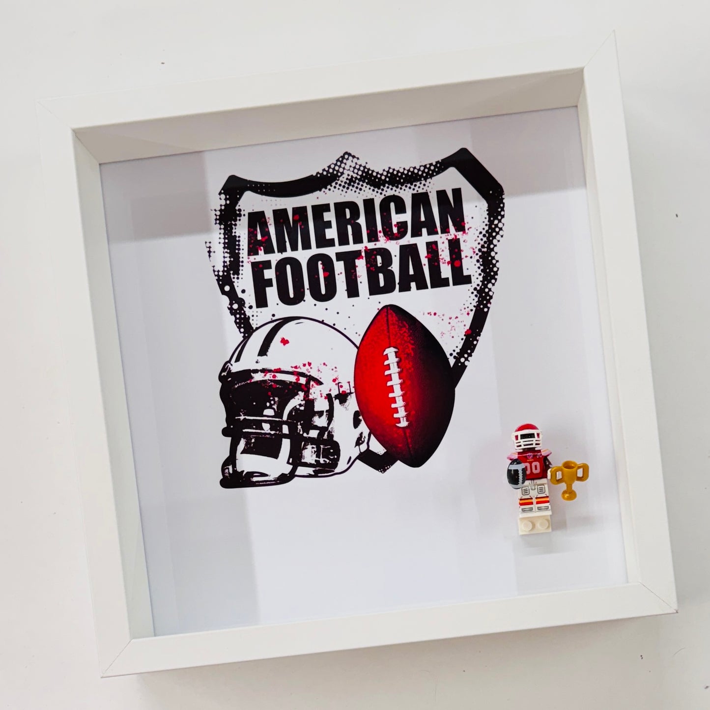 American Footballer CHIEFS Figure in a Frame