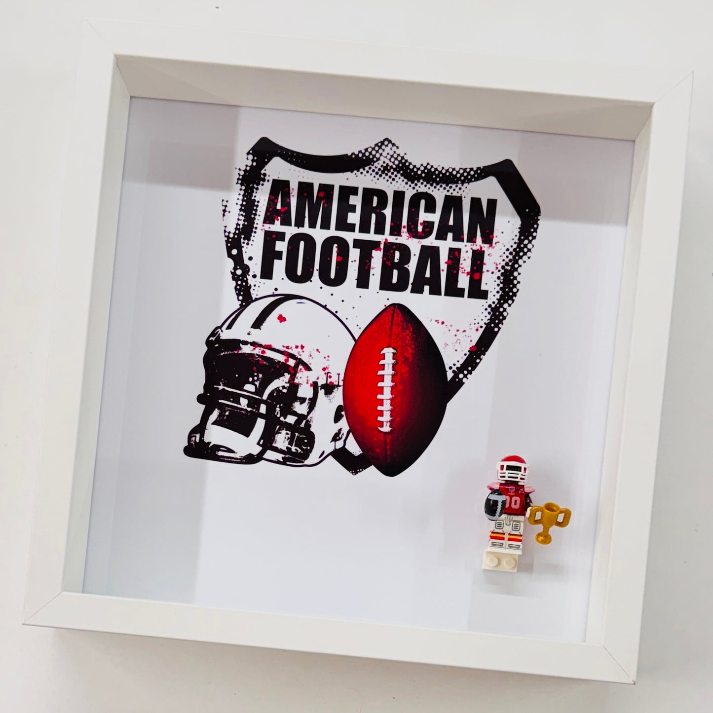 American Footballer CHIEFS Figure in a Frame