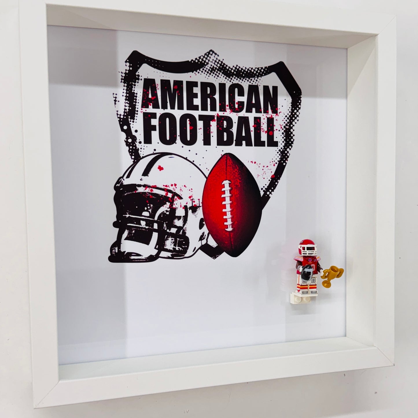 American Footballer CHIEFS Figure in a Frame