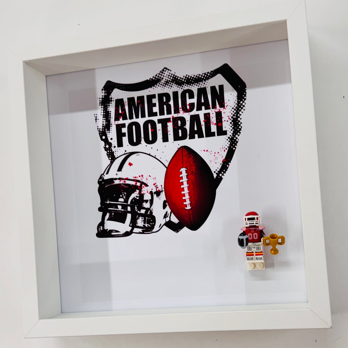 American Footballer CHIEFS Figure in a Frame