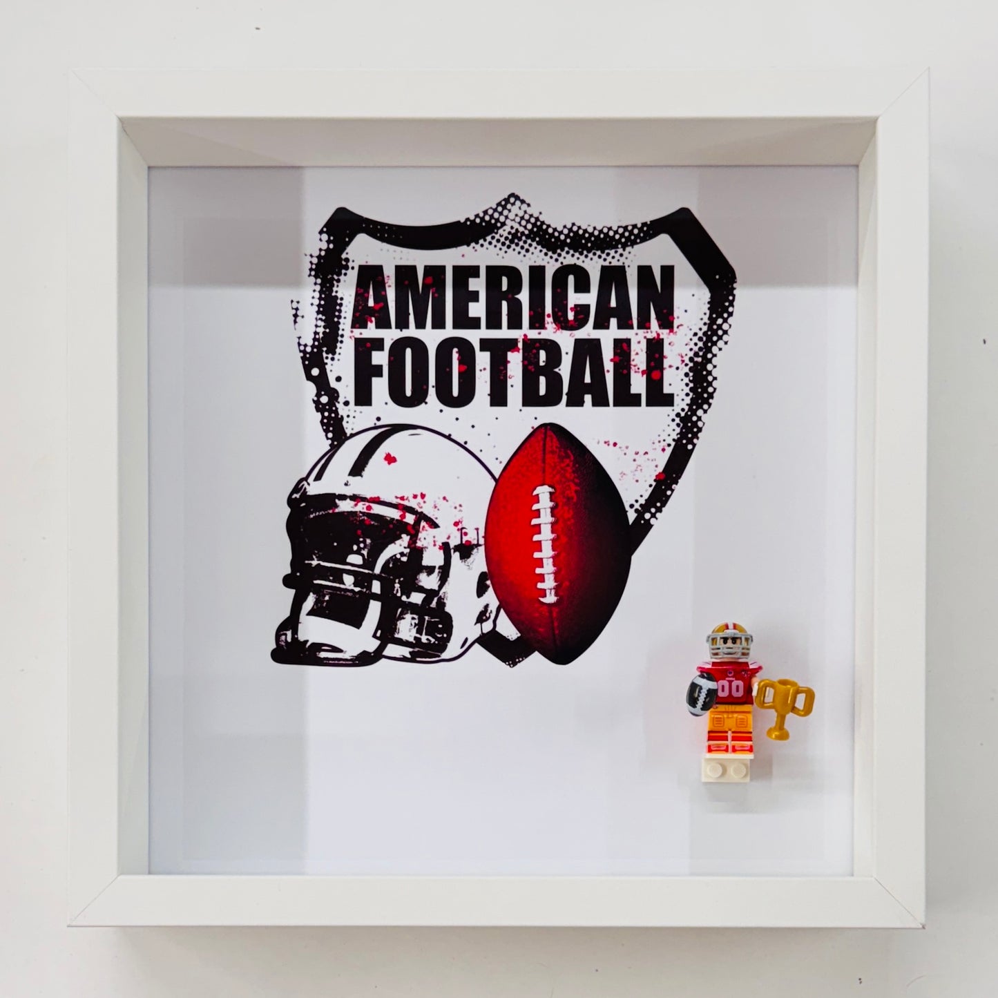 American Footballer 49ERs Figure in a Frame