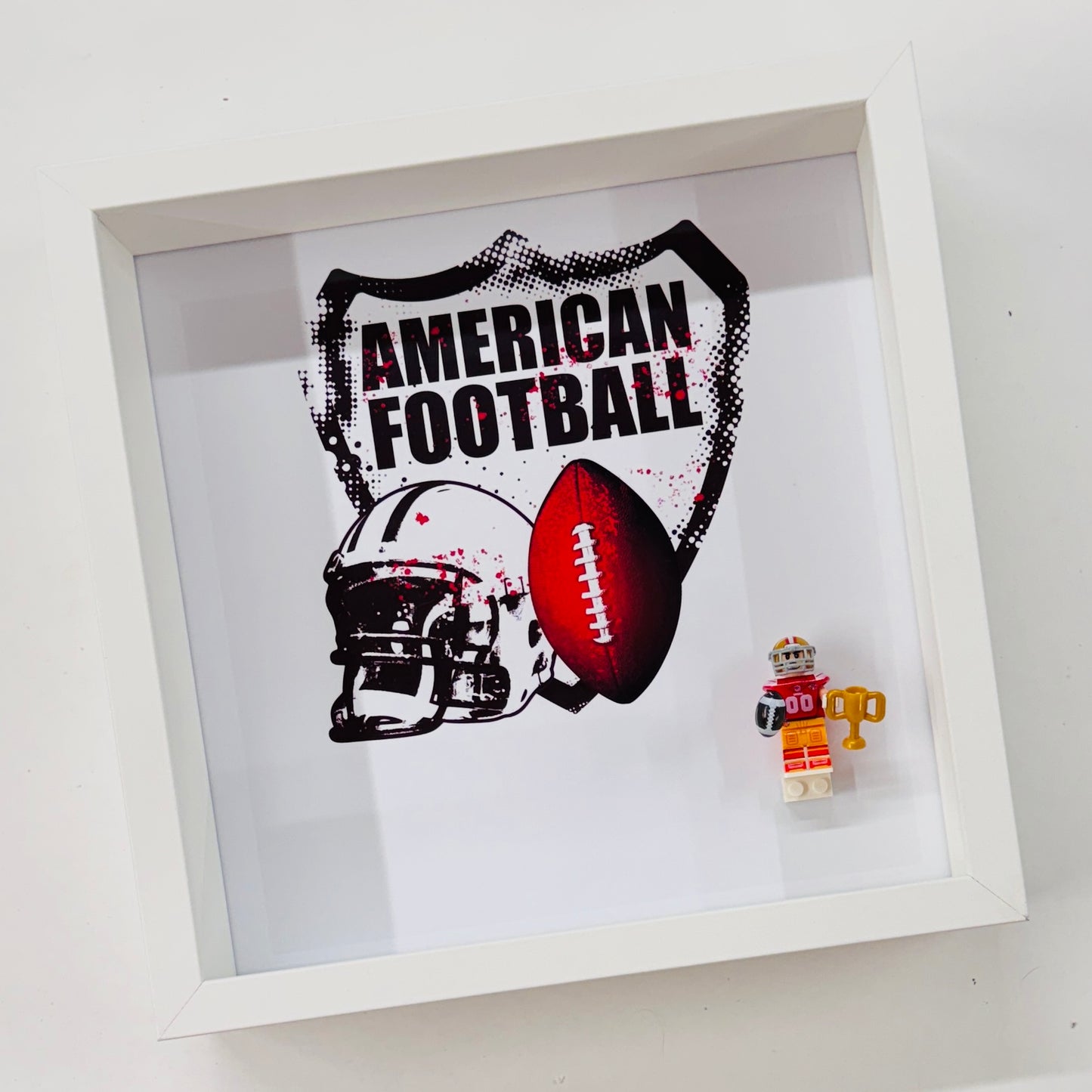 American Footballer 49ERs Figure in a Frame