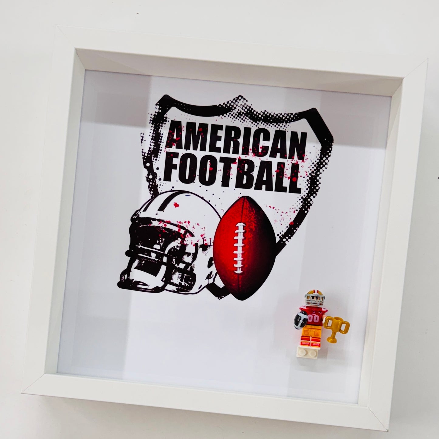American Footballer 49ERs Figure in a Frame