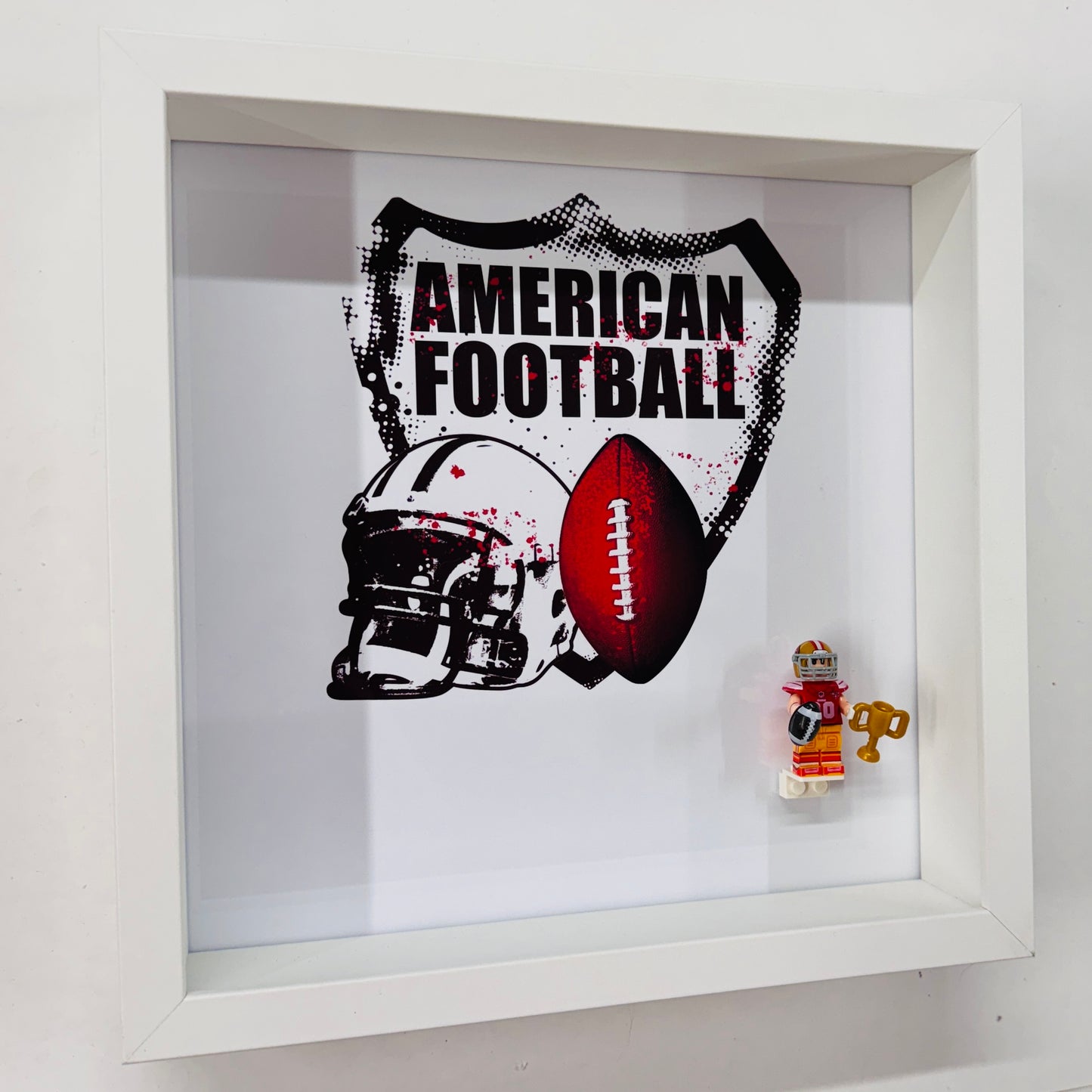 American Footballer 49ERs Figure in a Frame