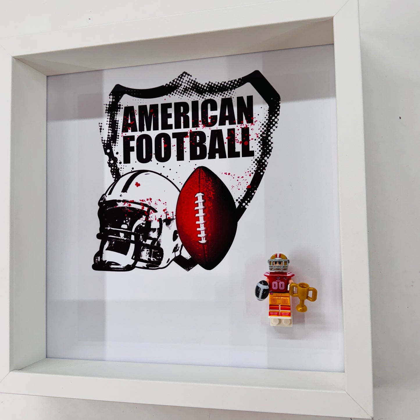 American Footballer 49ERs Figure in a Frame