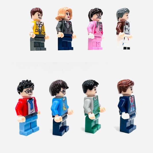 Custom Minifigures Set Of 8 Figures