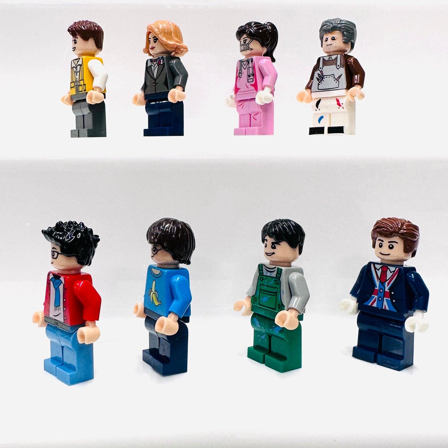 Custom Minifigures Set Of 8 Figures