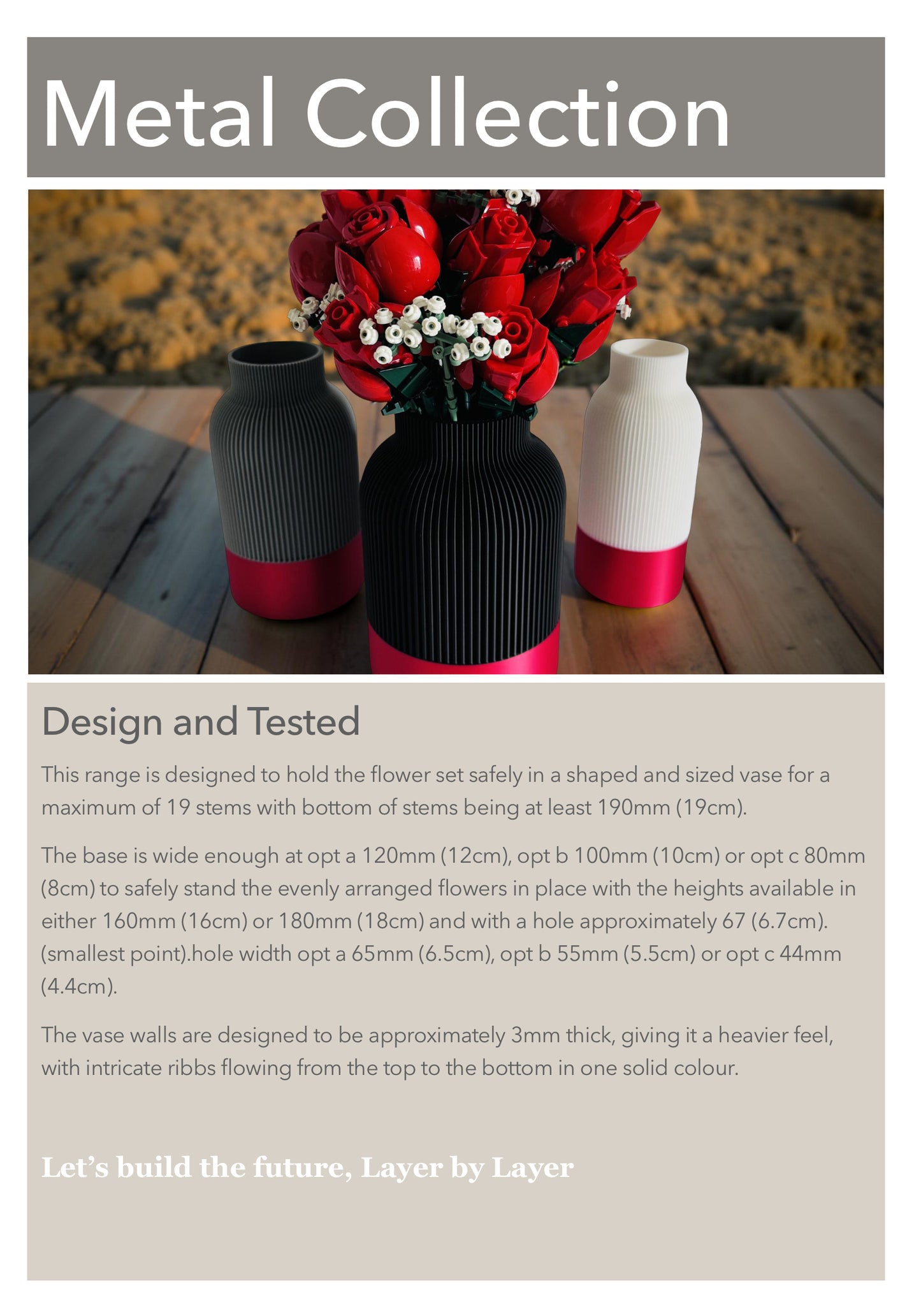 Purpra Flower Vase