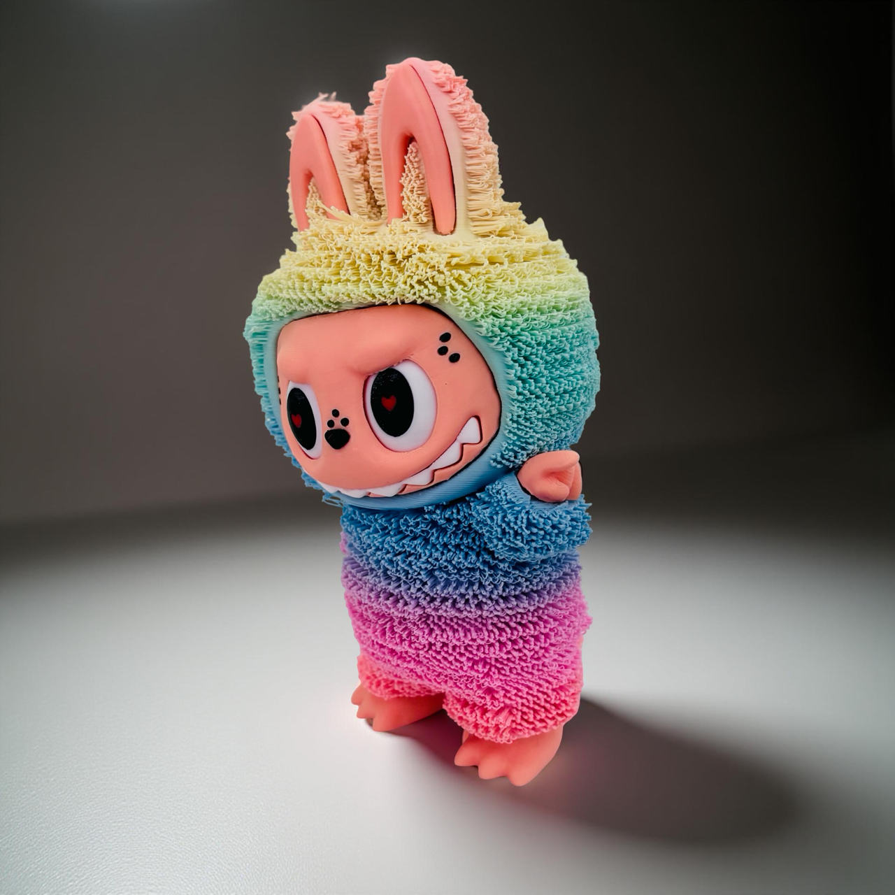 Rainbow Long Haired Monster Elf