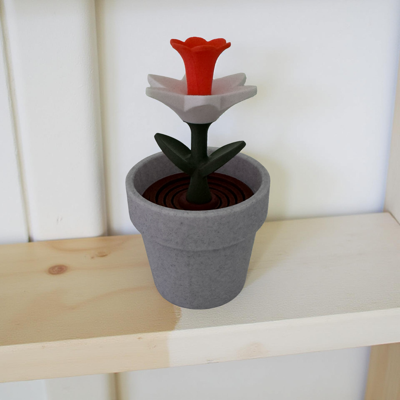 3D Printed Daffodil Flower in Pot Fidget Toy