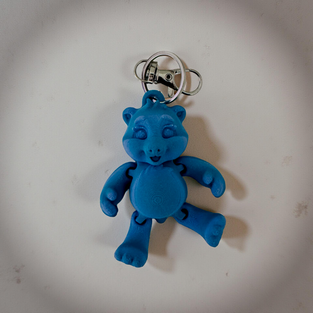 Fleximals Cute Flexi 3D Printed Animal Buddies- Keychains