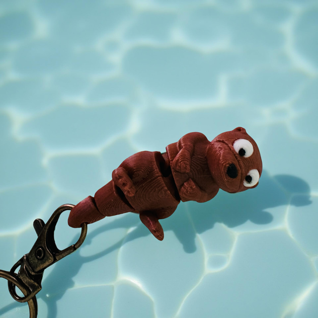 Fleximals Cute Flexi 3D Printed Animal Buddies- Keychains