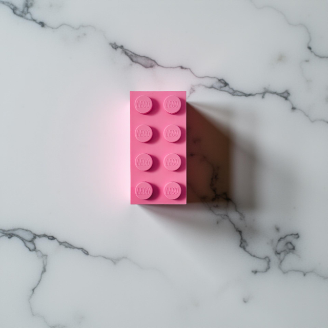 Solid Colour Brick Vase