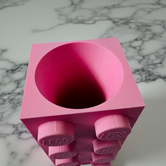 Solid Colour Brick Vase
