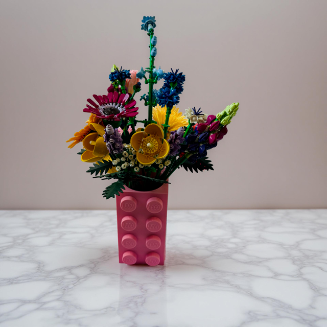 Solid Colour Brick Vase