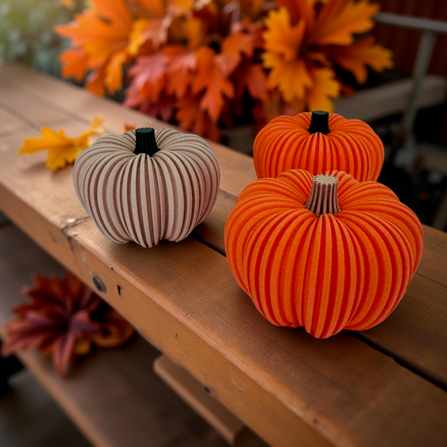 π Small Pumpkin Tealight Holder
