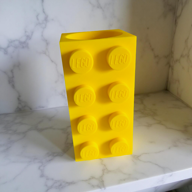 Solid Colour Brick Vase