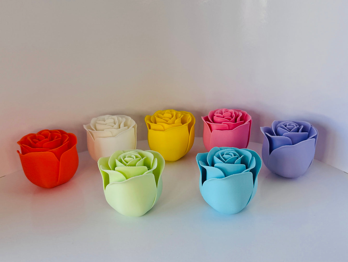 Exquisite 3D Printed Roses with Detachable Stems - Forever in Bloom