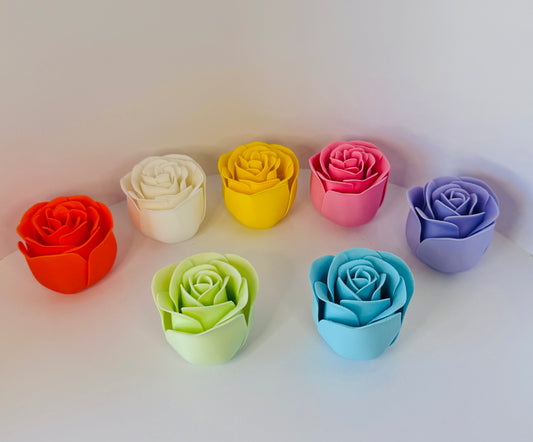 Exquisite 3D Printed Roses with Detachable Stems - Forever in Bloom