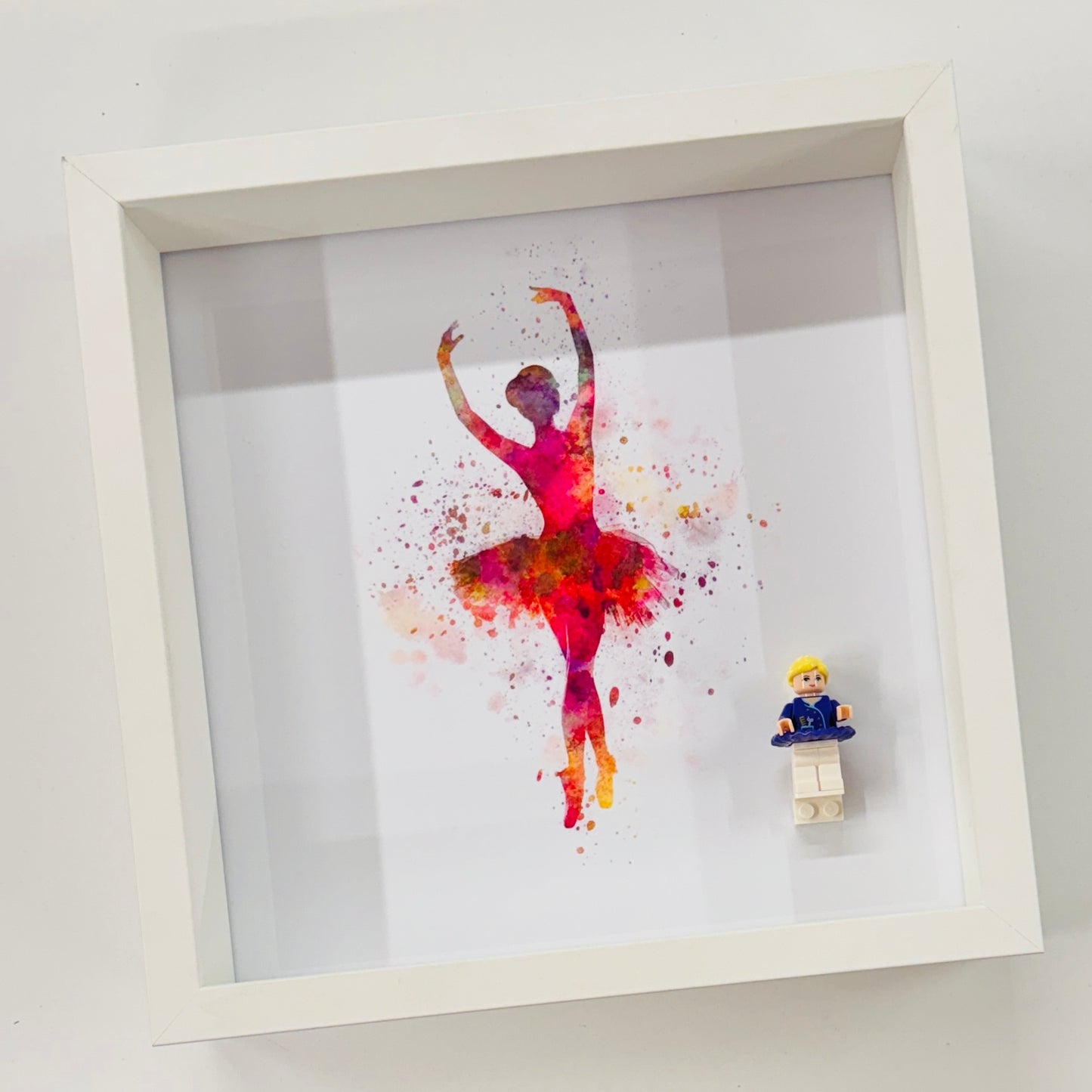 Ballerina/Dancer minifigure in a Frame