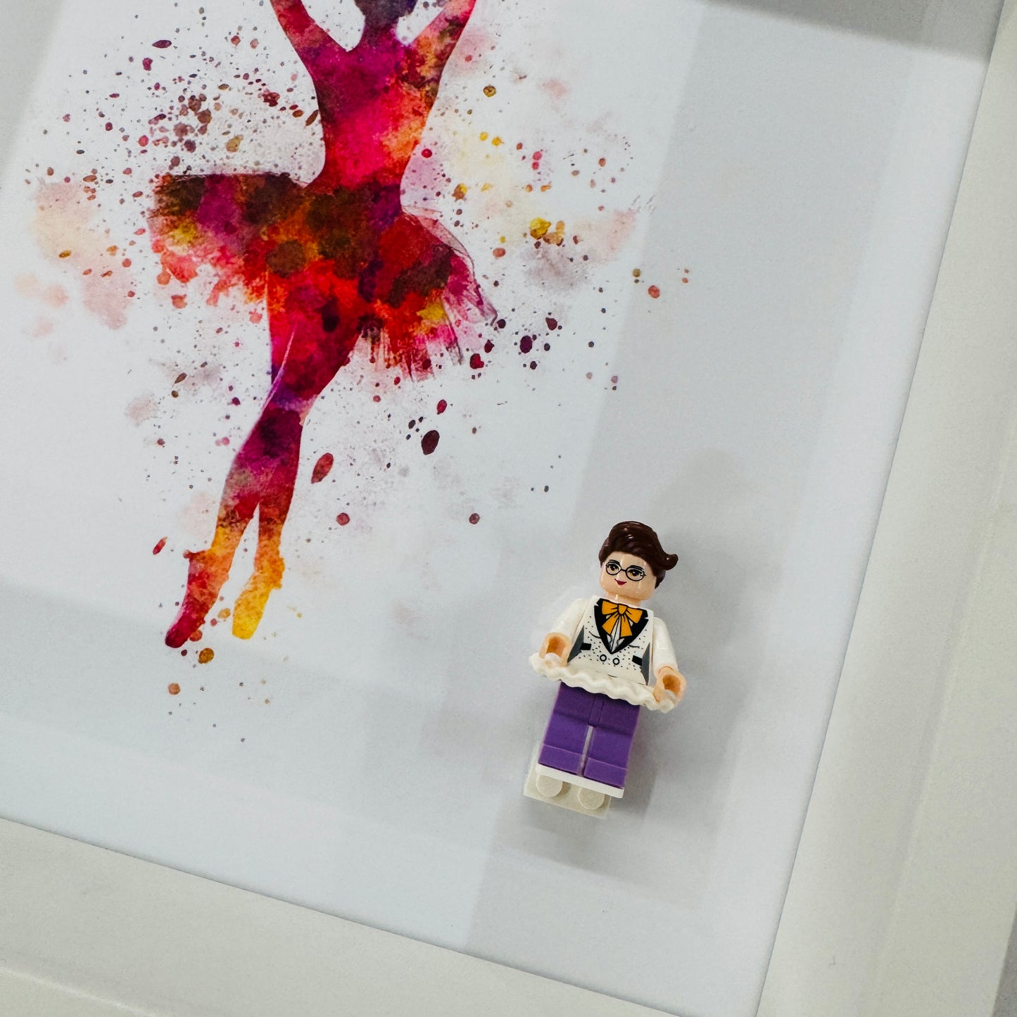 Ballerina/Dancer minifigure in a Frame