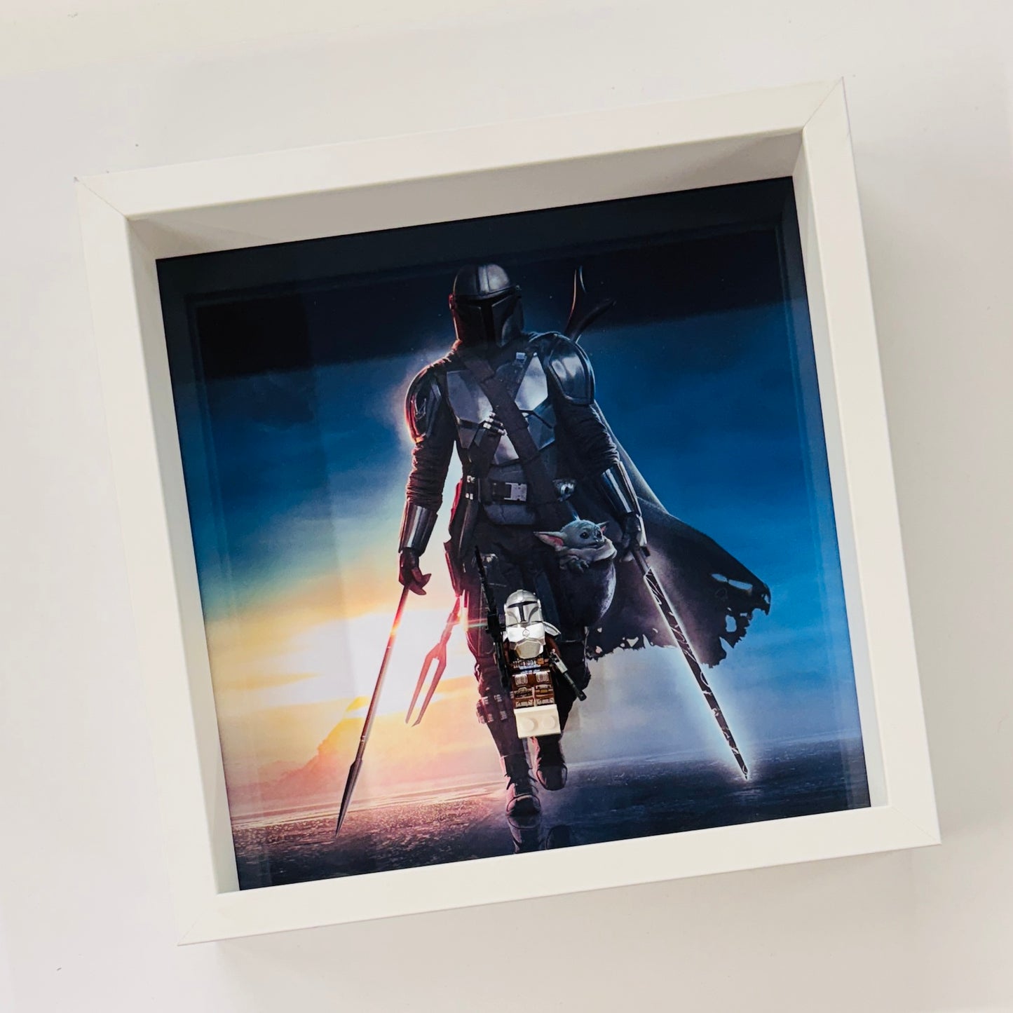 Mandalorian Minifigure in a Frame
