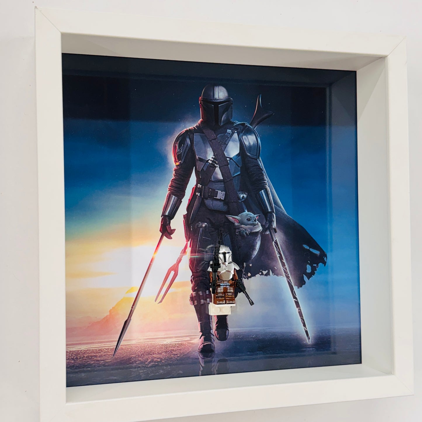 Mandalorian Minifigure in a Frame