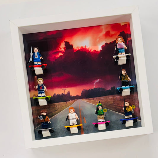 Stranger Things Minifigures in a Frame