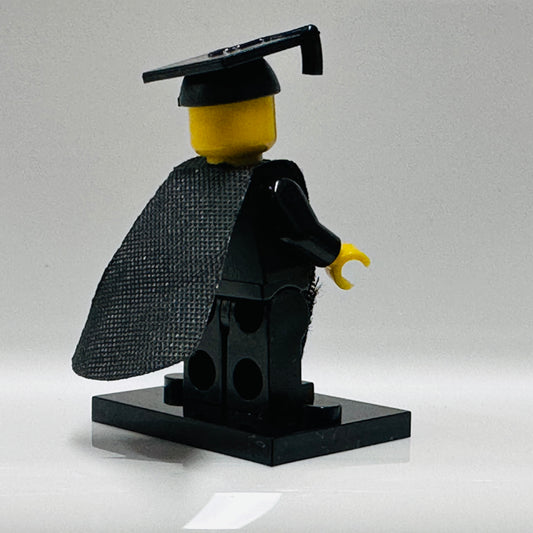 Custom Graduation Girl With Glasses Minifigure, Limited Stock