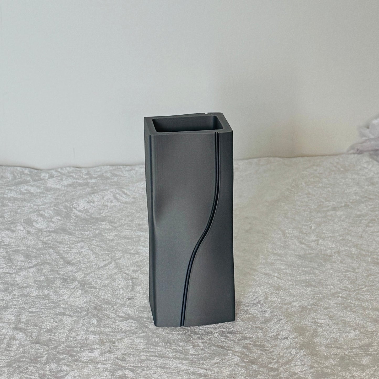 Vase for Lego or Dried Flowers 15cm 3D-Printed Vase in Pastel & Sleek Greys